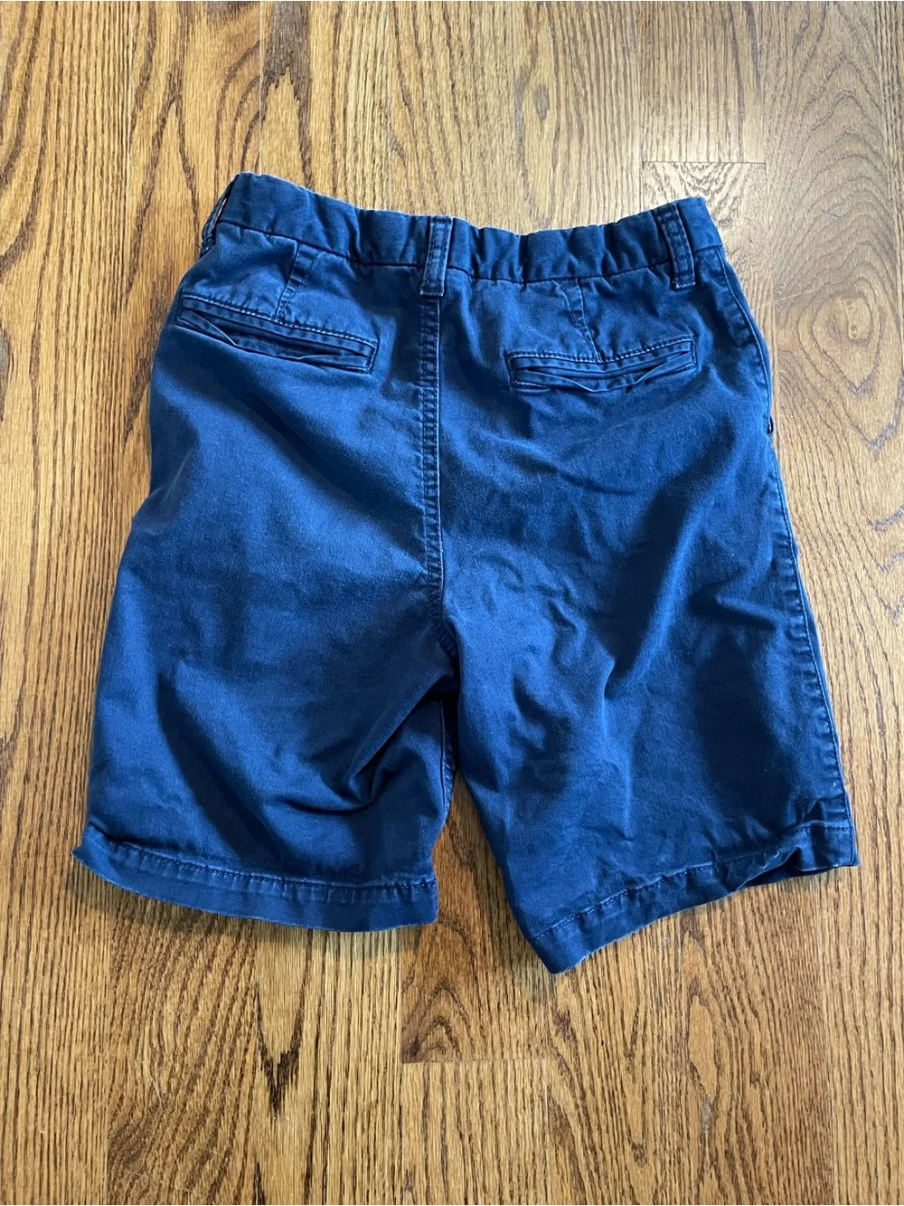 GAP Kids navy blue chino-style shorts size 14